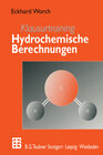 Buchcover Klausurtraining Hydrochemische Berechnungen