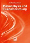 Buchcover Plasmaphysik und Fusionsforschung