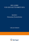 Buchcover Die Lehre von den Kettenbrüchen