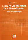 Buchcover Lineare Operatoren in Hilberträumen