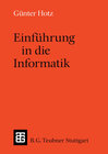 Buchcover Einführung in die Informatik