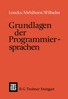 Buchcover Grundlagen der Programmiersprachen