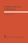 Buchcover Programmierung in Modula-2