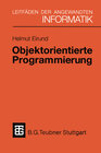 Buchcover Objektorientierte Programmierung
