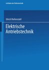 Buchcover Elektrische Antriebstechnik