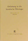 Buchcover Einleitung in die lateinische Philologie