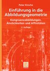 Buchcover Einführung in die Abbildungsgeometrie