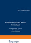 Buchcover Komplexitätstheorie Band I: Grundlagen