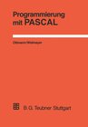 Buchcover Programmierung mit PASCAL