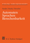 Buchcover Automaten Sprachen Berechenbarkeit