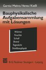 Buchcover Bauphysikalische Aufgabensammlung mit Lösungen