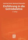 Buchcover Einführung in die Getriebelehre
