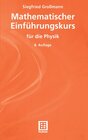 Buchcover Mathematischer Einführungskurs für die Physik