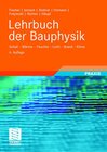 Buchcover Lehrbuch der Bauphysik