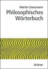 Buchcover Philosophisches Wörterbuch