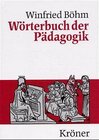 Buchcover Wörterbuch der Pädagogik