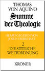 Buchcover Summe der Theologie / Die sittliche Weltordnung