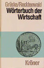 Buchcover Wörterbuch der Wirtschaft