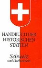Buchcover Handbuch der historischen Stätten Schweiz und Liechtenstein