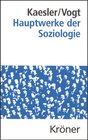 Buchcover Hauptwerke der Soziologie
