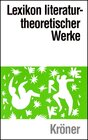 Buchcover Lexikon literaturtheoretischer Werke