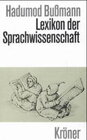 Buchcover Lexikon der Sprachwissenschaft