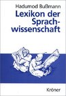 Buchcover Lexikon der Sprachwissenschaft