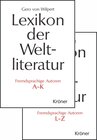 Buchcover Lexikon der Weltliteratur - Fremdsprachige Autoren