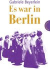 Buchcover Es war in Berlin