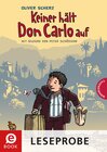 Buchcover Keiner hält Don Carlo auf (Leseprobe)