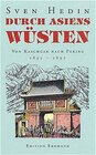 Buchcover Durch Asiens Wüsten / Von Kaschgar nach Peking