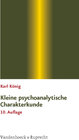 Buchcover Kleine psychoanalytische Charakterkunde