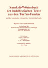 Buchcover Sanskrit-Wörterbuch der buddhistischen Texte aus den Turfan-Funden. Lieferung 26