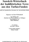 Buchcover Sanskrit-Wörterbuch der buddhistischen Texte aus den Turfan-Funden. Lieferung 20