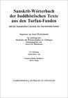 Buchcover Sanskrit-Wörterbuch der buddhistischen Texte aus den Turfan-Funden. Lieferung 23