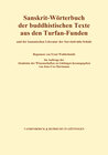 Buchcover Sanskrit-Wörterbuch der buddhistischen Texte aus den Turfan-Funden