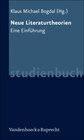 Buchcover Neue Literaturtheorien
