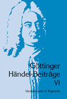 Buchcover Göttinger Händel-Beiträge, Band 6