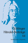 Buchcover Göttinger Händel-Beiträge, Band 12
