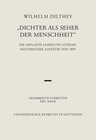 Buchcover Dichter als Seher der Menschheit