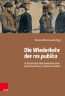 Buchcover Die Wiederkehr der res publica