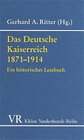 Buchcover Das Deutsche Kaiserreich 1871–1914
