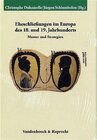 Buchcover Eheschließungen im Europa des 18. und 19. Jahrhunderts