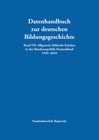 Buchcover Allgemein bildende Schulen in der Bundesrepublik Deutschland 1949–2010