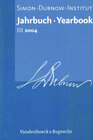 Buchcover Jahrbuch des Simon-Dubnow-Instituts / Simon Dubnow Institute Yearbook III/2004