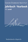 Buchcover Jahrbuch des Simon-Dubnow-Instituts / Simon Dubnow Institute Yearbook VII (2008)