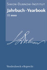 Buchcover Jahrbuch des Simon-Dubnow-Instituts / Simon Dubnow Institute Yearbook IX (2010)