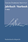 Buchcover Jahrbuch des Simon-Dubnow-Instituts / Simon Dubnow Institute Yearbook X (2011)