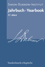 Buchcover Jahrbuch des Simon-Dubnow-Instituts / Simon Dubnow Institute Yearbook XI (2012)