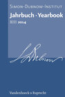 Buchcover Jahrbuch des Simon-Dubnow-Instituts / Simon Dubnow Institute Yearbook XIII/2014